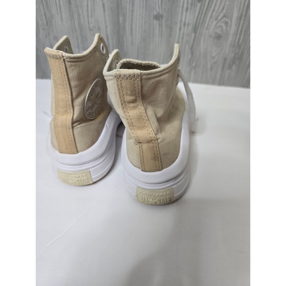 Converse Chuck Taylor All Star Ecru Taylor All Star Move Platform Womens Size 7 - Picture 5 of 7